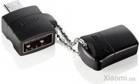 Переходник Xiaomi Apacer Adapter OTG A610 Black RP